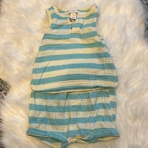 6-9 month tank top and shorts set